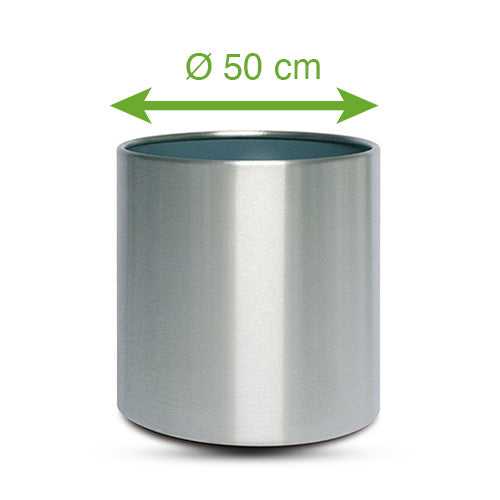 Metal Saksı Naturel - 6050